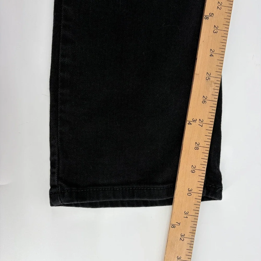 Levis 559 Relaxed Straight Jeans Mens 34x32 Black Denim Pants (Fits 34x30